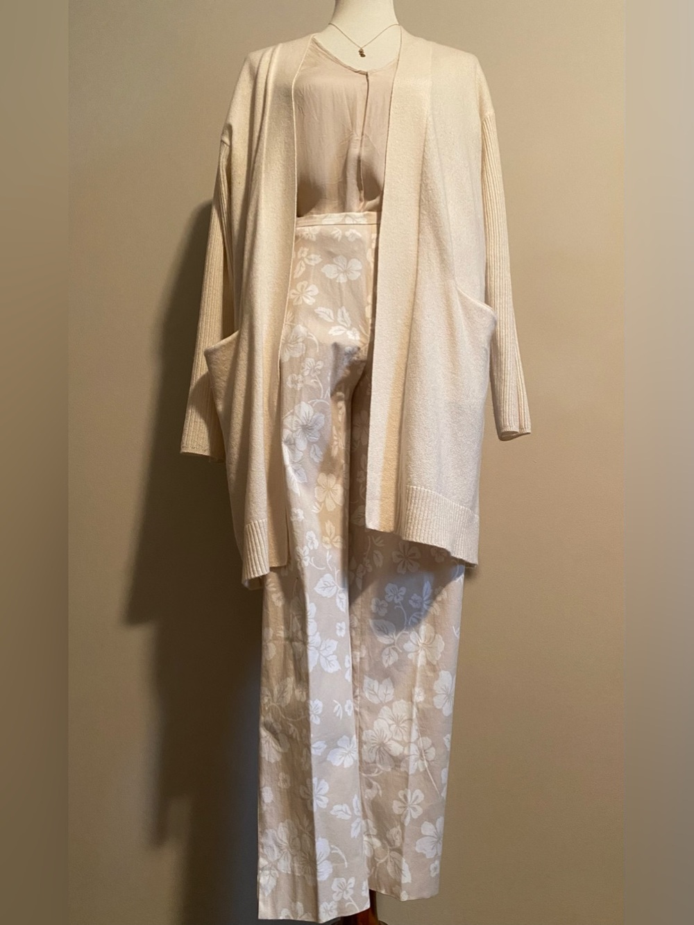 MaxMara Floral Print Cotton Pants
